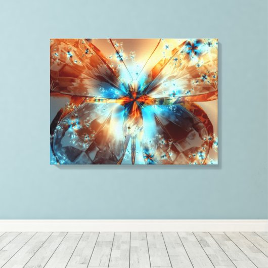 Lichtschmetterling - Leinwand (Insitu (Holzboden))