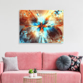 Lichtschmetterling - Leinwand (Insitu (Wohnzimmer))