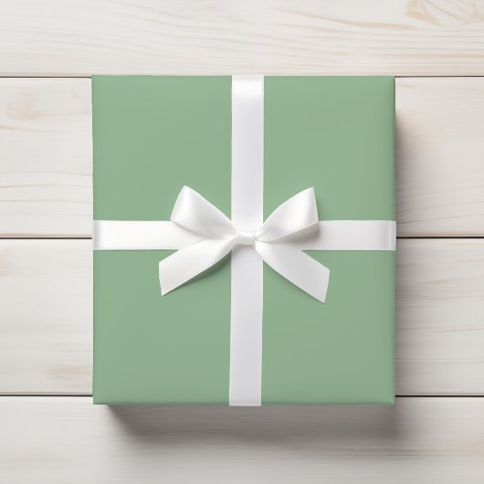 Lichtschmierte Moosminze, Solid Color Geschenkpapier