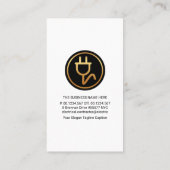 Lichtschranke für künstlerisches Licht Visitenkarte (Rückseite)