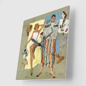 Lichtschutz? Quadratische Wanduhr (Winkel)