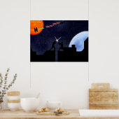 Lichtschwertkampf Poster (Küche)