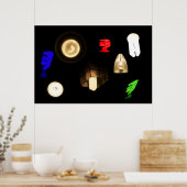 Lichtshow Poster (Küche)