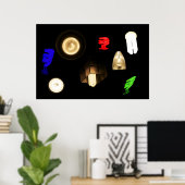 Lichtshow Poster (Heimbüro)