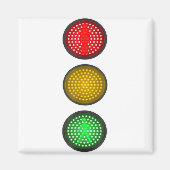 Lichtsignal Halloween Gruppe Kostümidee Magnet (Vorne)