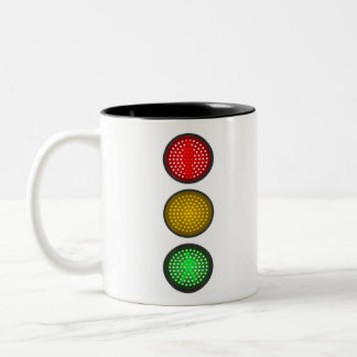 Lichtsignal Halloween Gruppe Kostümidee Zweifarbige Tasse