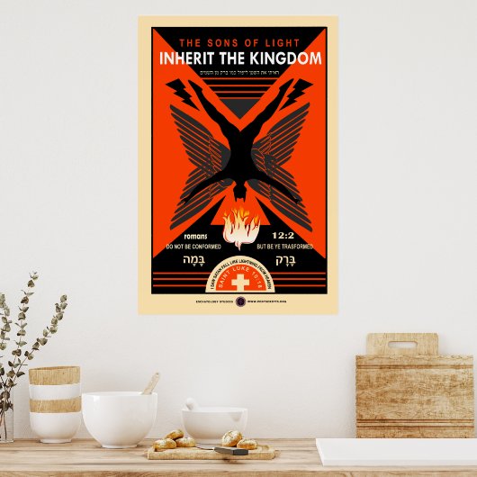 Lichtsöhne Poster (Küche)