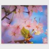 Lichtspiel auf Sakura Geschenkpapier (Flach)