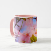 Lichtspiel auf Sakura Tasse (Vorderseite Links)