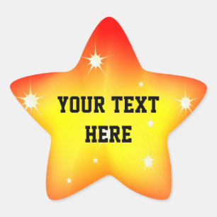 Lichtsternenaufkleber Stern-Aufkleber