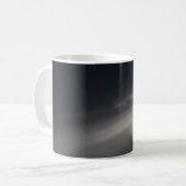 Lichtstrahl durch die Wolken Kaffeetasse (Vorderseite Links)