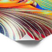 Lichtstrahl Fotodruck (Ecke)