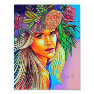 Lichtstrahl Fotodruck