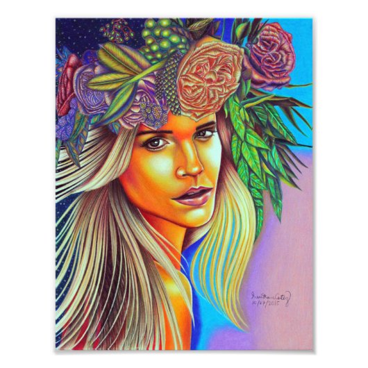 Lichtstrahl Fotodruck (Vorne)