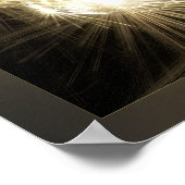 Lichtstrahl Poster (Ecke)