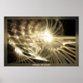Lichtstrahl Poster (Vorne)