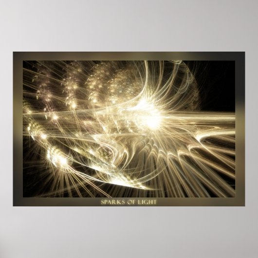 Lichtstrahl Poster (Vorne)