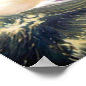 Lichtstrahl Poster (Ecke)