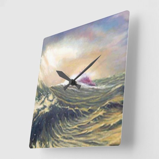 Lichtstrahl Quadratische Wanduhr (Winkel)