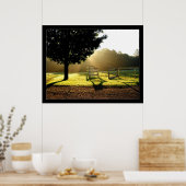 Lichtstrahlen 2 poster (Küche)