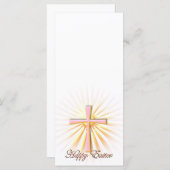 Lichtstrahlen aus dem religiösen Kreuz (auf Weiß) (Vorne/Hinten)