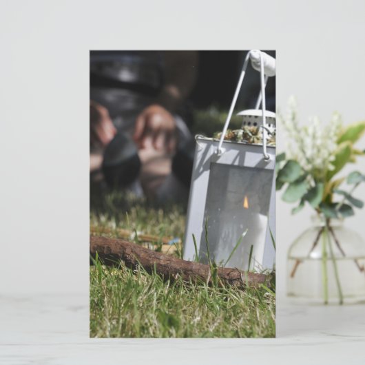 Lichtstrahlen Briefpapier (Stehend Vorderseite)