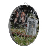 Lichtstrahlen Dartscheibe (Vorderseite Links)