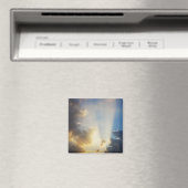 Lichtstrahlen, die durch die Wolken strahlen Magnet (In Situ (Geschirrspüler))