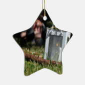 Lichtstrahlen Keramikornament (Rechts)