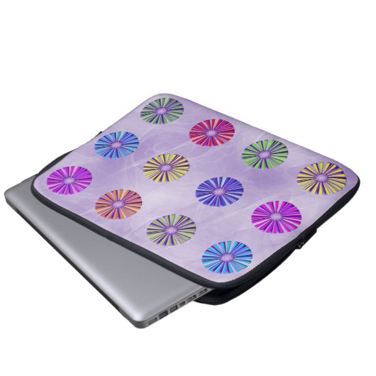 Lichtstrahlen Laptopschutzhülle (Vorne Knopf)