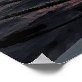 Lichtstrahlen Poster (Ecke)