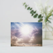 Lichtstrahlen Postkarte (Stehend Vorderseite)