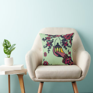 Lichtstrahlen - Retro-Zierleuchte Kissen