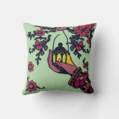 Lichtstrahlen - Retro-Zierleuchte Kissen (Rückseite)