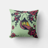 Lichtstrahlen - Retro-Zierleuchte Kissen (Vorderseite)