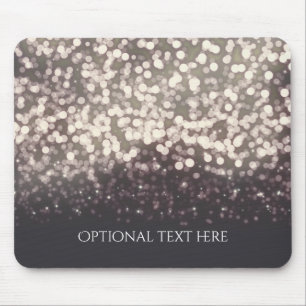 Lichtstrahlen Romantischer Grau Moderner Glamour Mousepad