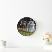 Lichtstrahlen Runde Wanduhr (Zuhause)