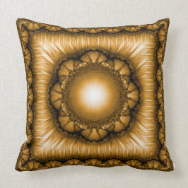 Lichtstrahlende geometrische Ornamente Kissen