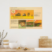 Lichtstrahlung Poster (Küche)