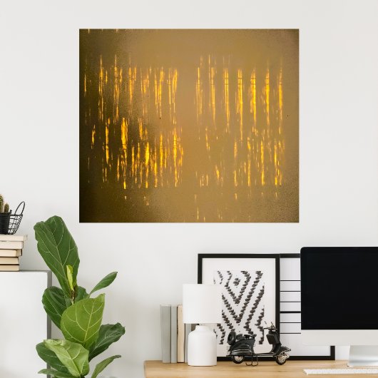 Lichtstraßen, Poster (Heimbüro)