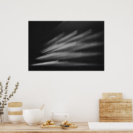 Lichtstraßen, Poster (Küche)