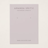 Lichtstumpfe Ohrring-Grafikkarte (Vorderseite)