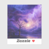 Lichtsturm Aufkleber (Blatt)