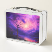 Lichtsturm Metall Brotdose (Rückseite)