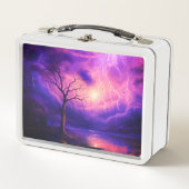 Lichtsturm Metall Brotdose (Vorderseite)