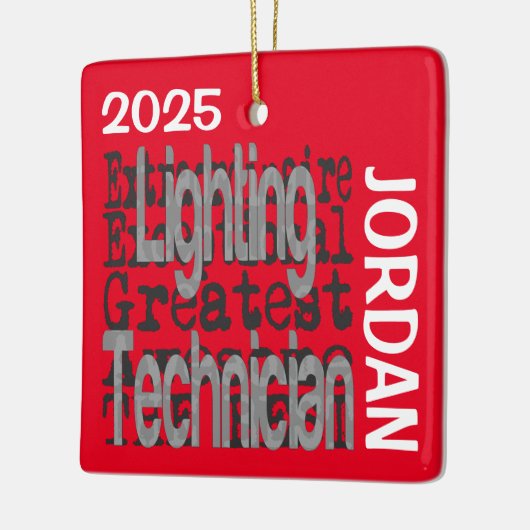 Lichttechniker Außerordentlicher CUSTOM Keramikornament (Links)