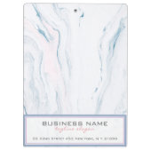 Lichttöne Marmorstein Nahtloses Muster Klemmbrett (Rückseite)