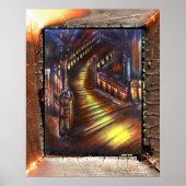 Lichttreppe Poster (Vorne)