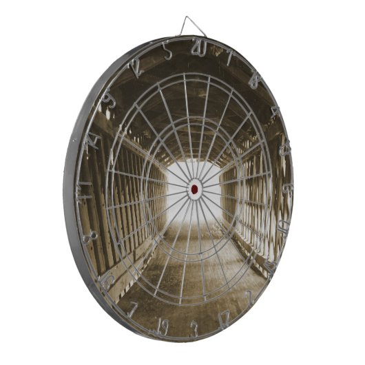 Lichttunnel Dartscheibe (Vorderseite Links)