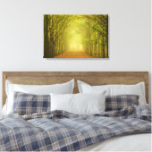 Lichttunnel Leinwanddruck (Insitu (Schlafzimmer))